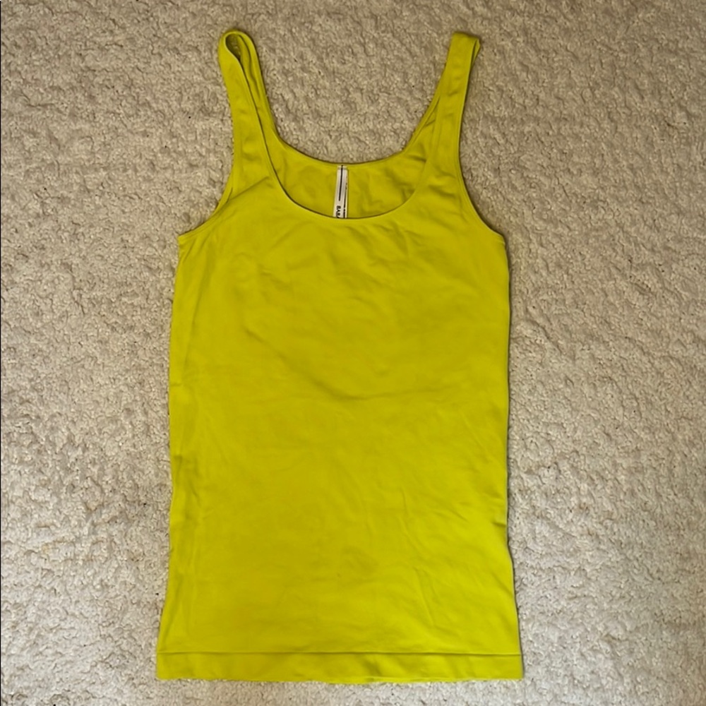 Aritzia Babaton Neon Green Tank